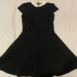 black diamond collared dress
